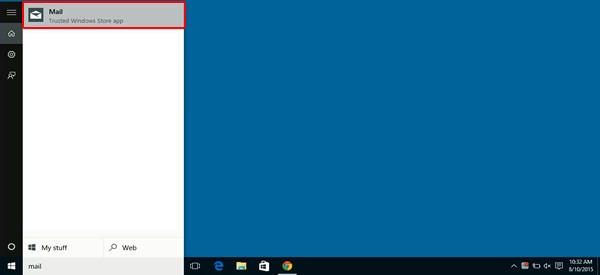 Screenshot - Windows Mail app