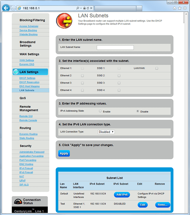 LAN Subnets Step 6