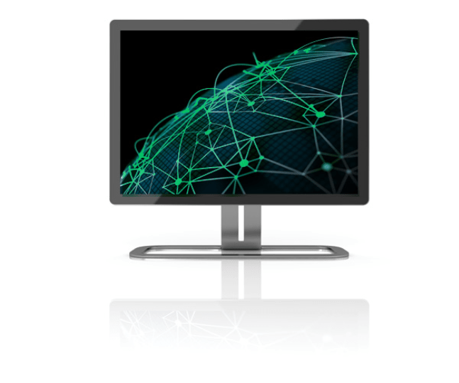 monitor with fiber